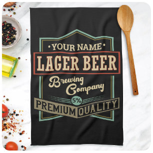 Linge De Cuisine Bière de Brassage Personnalisée de la Brasserie Ét