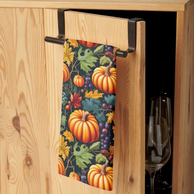 Linge De Cuisine Big and Little Fall Pumpkins (Pliage en tiers)