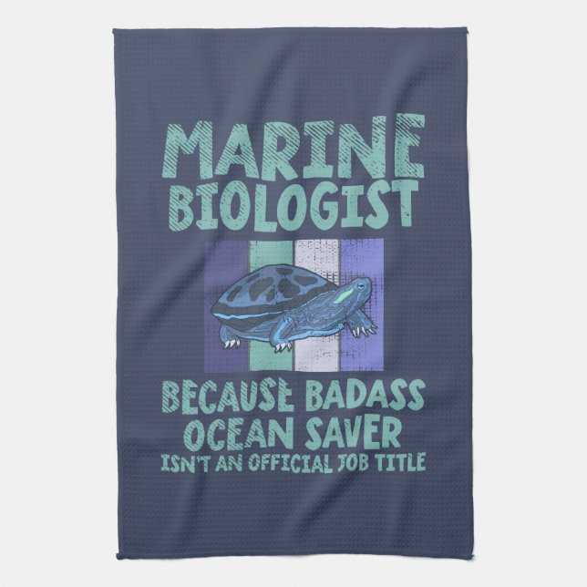 Linge De Cuisine Biologiste marin Biologie marine (Vertical)