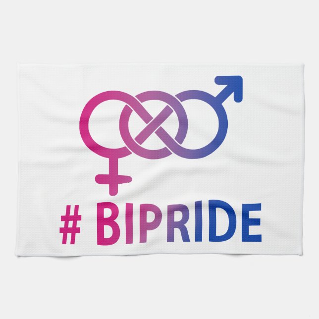 Linge De Cuisine #Bipride bisexual Pride (Horizontal)