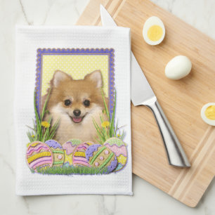 Linge De Cuisine Biscuits d'oeuf de pâques - Pomeranian