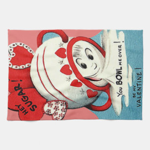 Linge De Cuisine Bizarre mignonne Drôle bol de sucre Coeur Valentin
