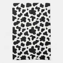 Linge De Cuisine Black And White Cow Print Western Cowboy Southern