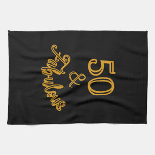 Linge De Cuisine Black et Gold 50 et Fabulous