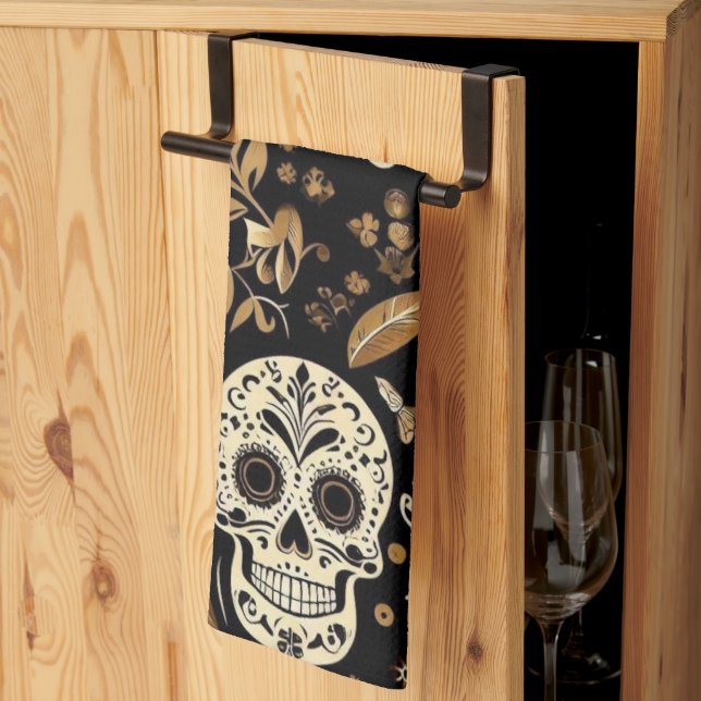 Linge De Cuisine Black Mexican (Pliage en tiers)