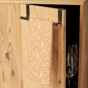 Linge De Cuisine blanc Musical