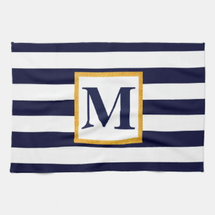 Linge De Cuisine Blancs et Bleus