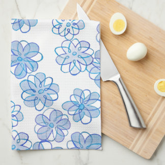 Linge De Cuisine Bleu barbeau