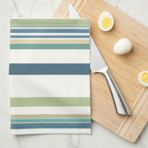 Linge De Cuisine Bleu de la Marine Vert clair