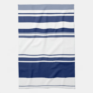 Linge De Cuisine Bleu et blanc