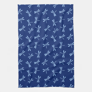 Linge De Cuisine Bleu japonais de motif, de cobalt et de ciel de