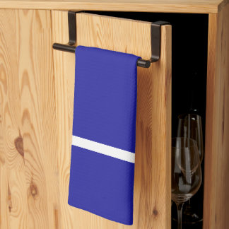 Linge de cuisine Bleu profond Bleu Blancs