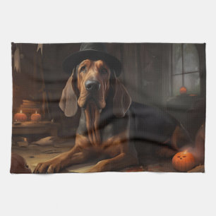 Linge De Cuisine Bloodhound Citrouilles Halloween effrayant