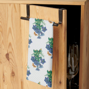 Linge De Cuisine Blue Petunia