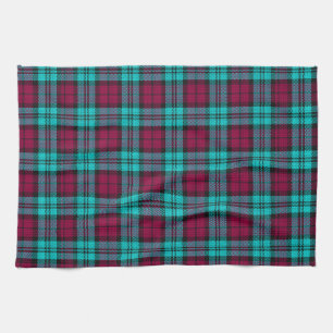 Linge De Cuisine Blue Red Campbell Tartan Blackwatch Plaid
