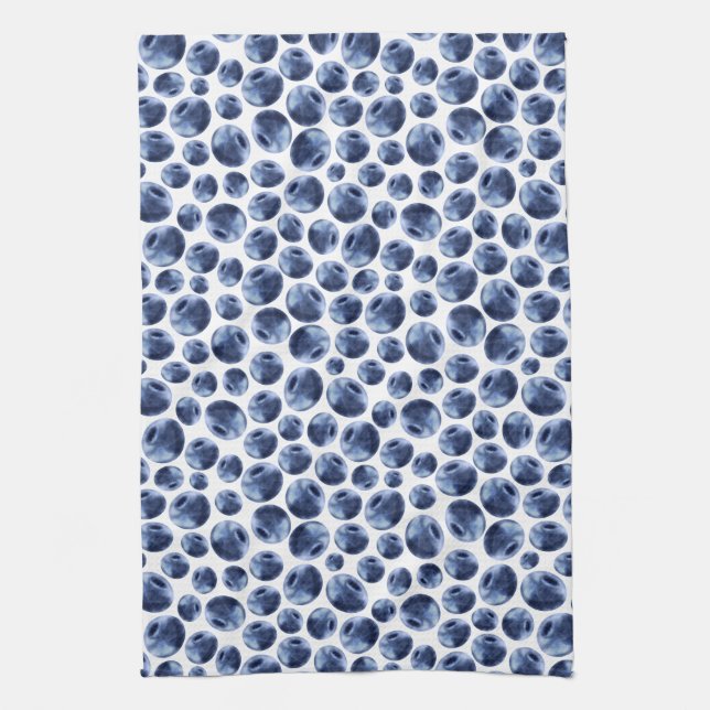 Linge De Cuisine Blueberries Imprimer Motif de fruits (Vertical)