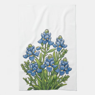 Linge De Cuisine Bluebonnets du Texas