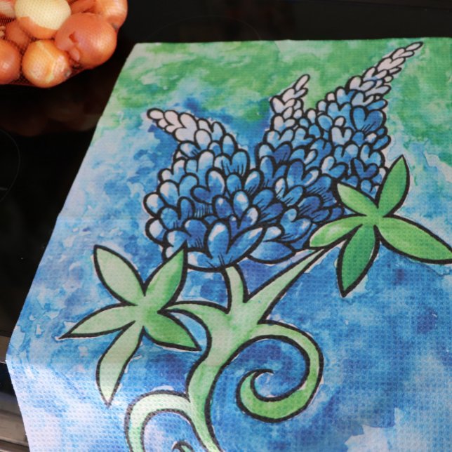 Linge De Cuisine Bluebonnets du Texas (Créateur téléchargé)