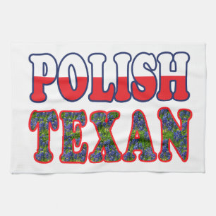Linge De Cuisine Bluebonnets texans polonais