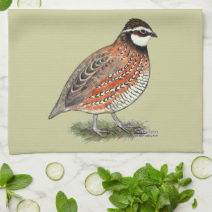 Linge De Cuisine Bobwhite Quail
