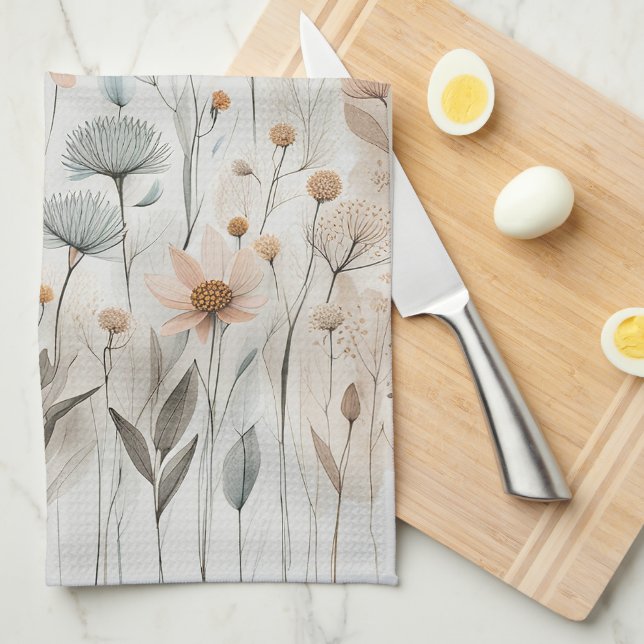 Linge De Cuisine Boho Wildflower (Quart Plié)