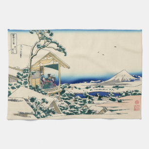 Linge De Cuisine Bois de graveur japonais : Chambre de thé chez