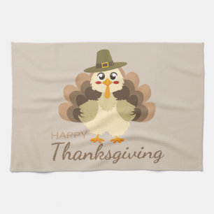 Linge De Cuisine Bon thanksgiving coloré mignon Turquie
