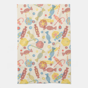 Linge De Cuisine Bonbons et motif de sucrerie