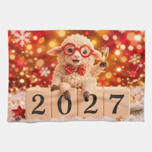 Linge De Cuisine Bonne année 2027 Année de la Chèvre Mouton