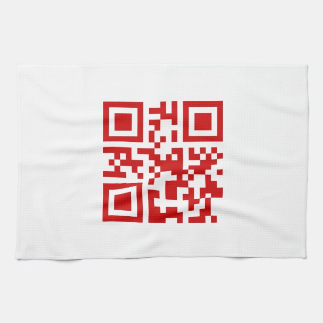 Linge De Cuisine Bonne année ! — Code QR (Horizontal)