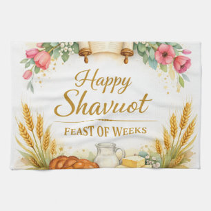 Linge De Cuisine Bonne fête de Chavouot Joyeuse fête des Semaines T