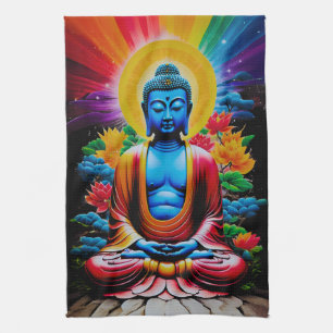 Linge De Cuisine Bouddha Éveil Lumineux