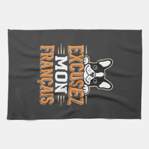 Linge De Cuisine Bouledogue Français Excusez Mon Français Design