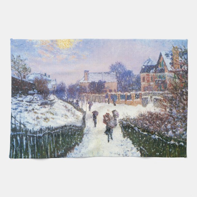 Linge De Cuisine Boulevard Saint Denis Argenteuil par Claude Monet (Horizontal)