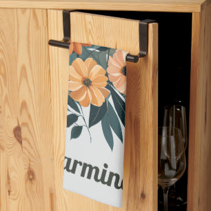 Linge De Cuisine Bouquet des fleurs d'automne