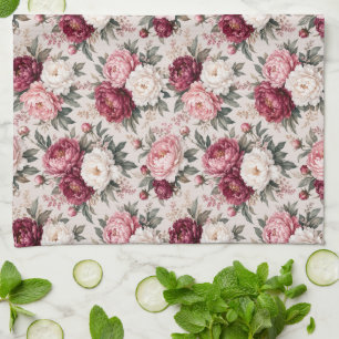 Linge De Cuisine Bouquets de pivoines sophistiqués de qualité supér