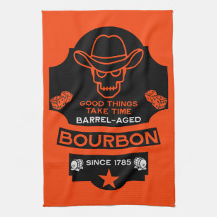 Linge De Cuisine Bourbon Whiskey Art