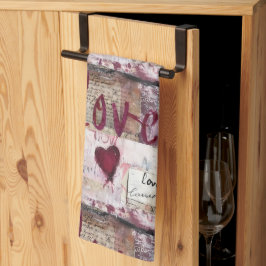 Linge De Cuisine Bourgogne série Saint-Valentin Design 10