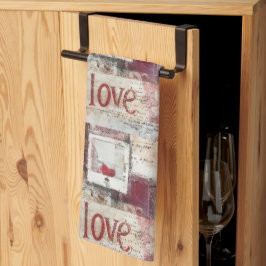 Linge De Cuisine Bourgogne série Saint-Valentin Design 4