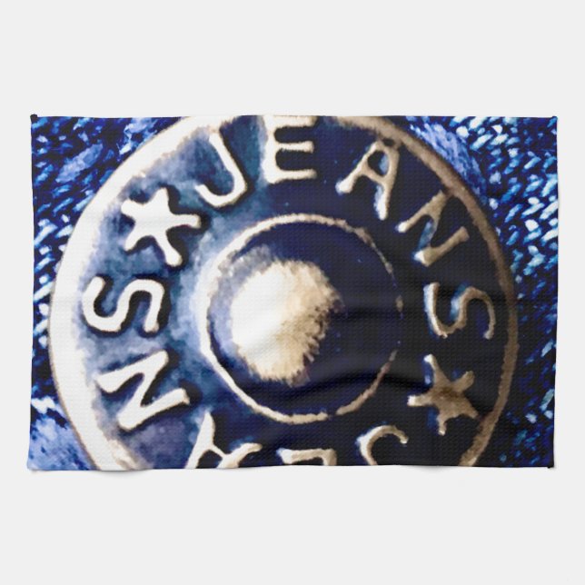 Linge De Cuisine Bouton de Jean (Horizontal)