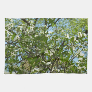 Linge De Cuisine Branche of Dogwood Blossoms Spring Trees