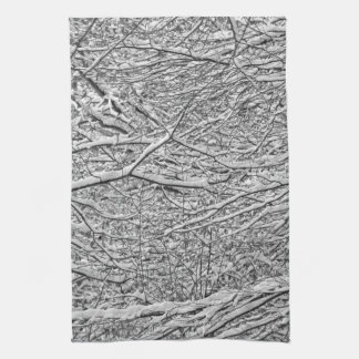 Linge De Cuisine Branches de neige