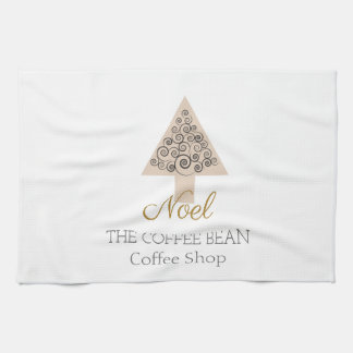 Linge De Cuisine Branding moderne de café de Noël