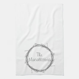 Linge De Cuisine Brindilles et vignes