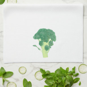 Linge De Cuisine Brocoli artistique nourriture art cuisine serviett