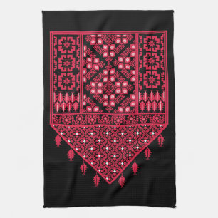 Linge De Cuisine Broderie palestinienne Tatreez design imprimé
