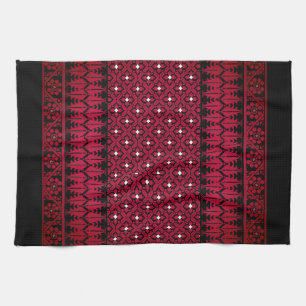 Linge De Cuisine Broderie palestinienne Tatreez design imprimé