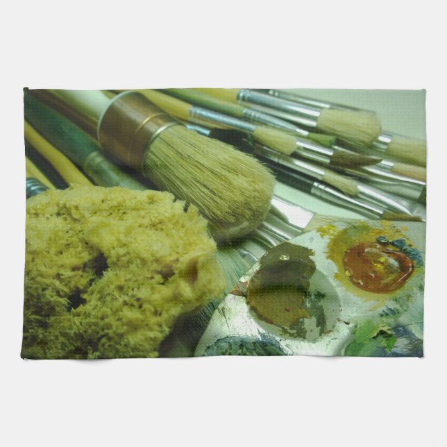 Linge De Cuisine Brosses et peinture (Horizontal)