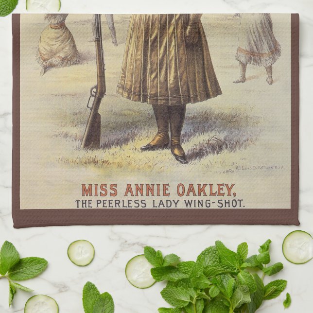 Linge De Cuisine Buffalo Bill's Wild West Show avec Annie Oakley (Plié)