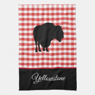 Linge De Cuisine Buffalo de Serviette-Yellowstone de cuisine
